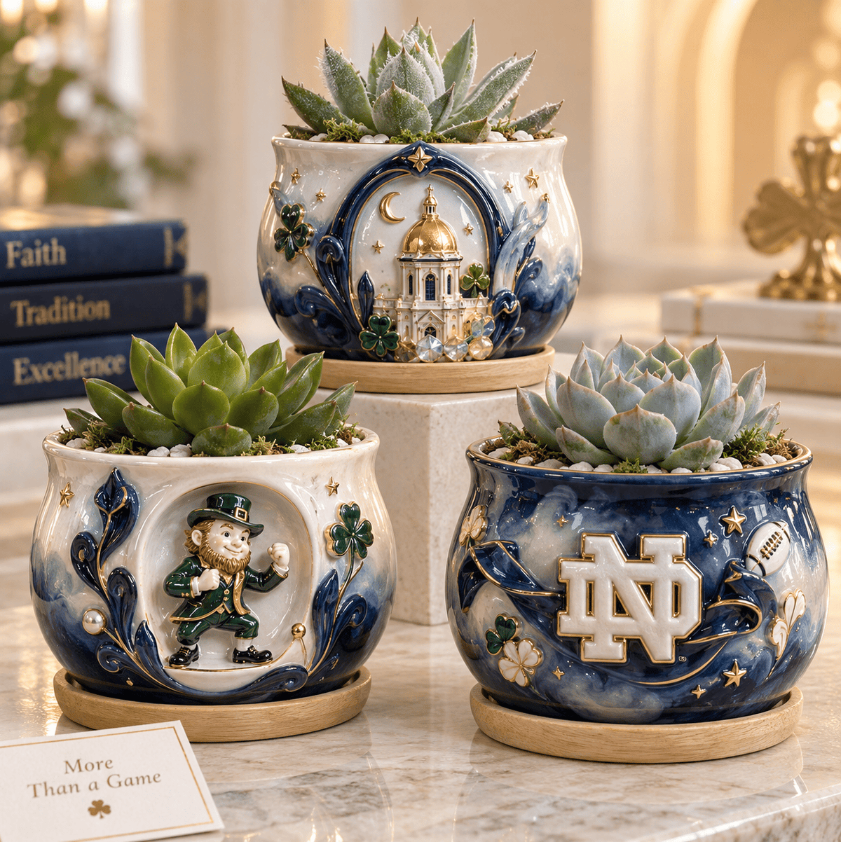 NDFI 3-Piece Succulent Planter Set HTTT
