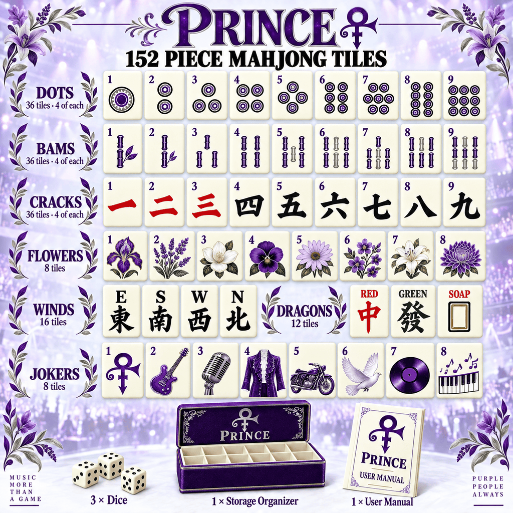PRCE Premium Mahjong Set – Game Night Edition PNPA