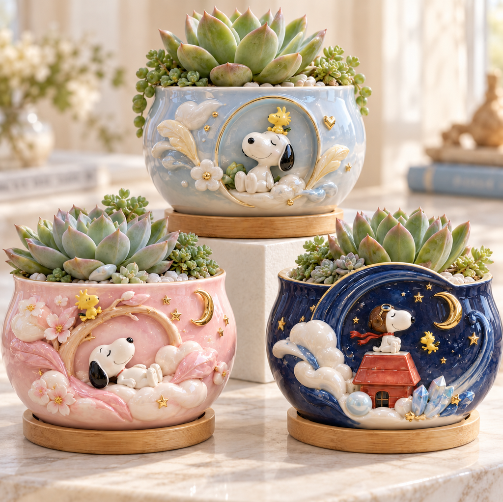 SNPY 3-Piece Succulent Planter Set HTTT