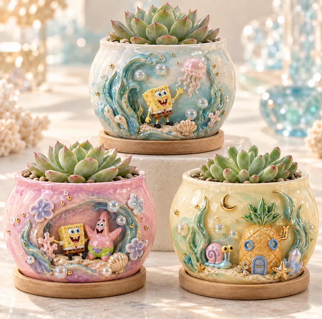 SPB 3-Piece Succulent Planter Set HTTT