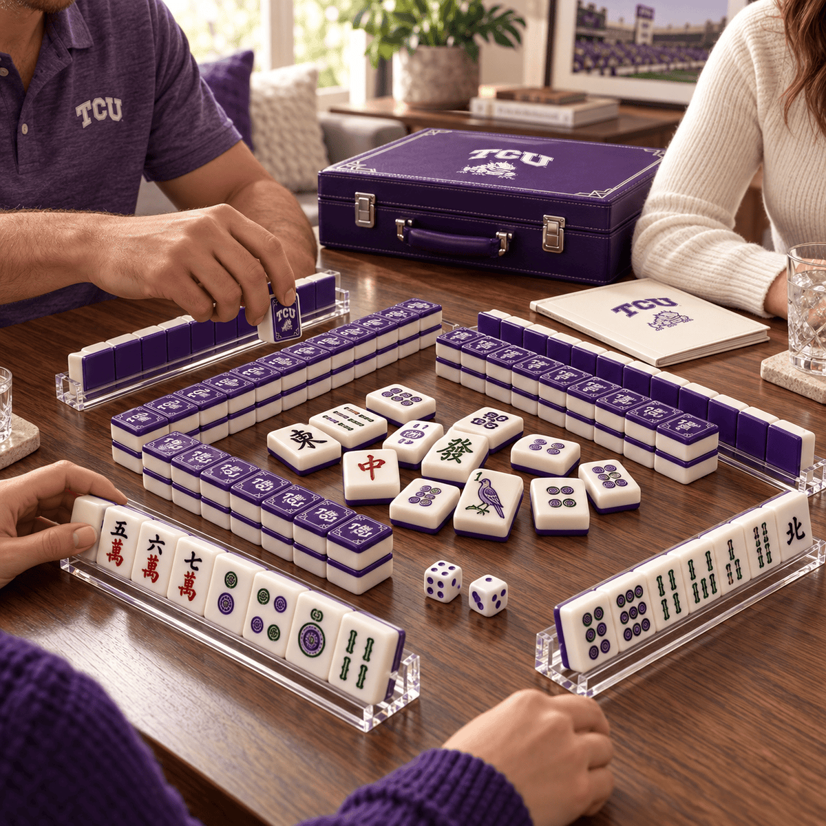 Premium TCU Mahjong Tiles Set TNSM