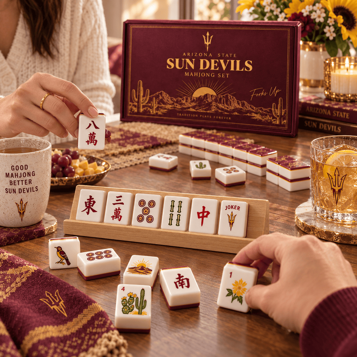 Premium ASSD Mahjong Tiles Set TNSM