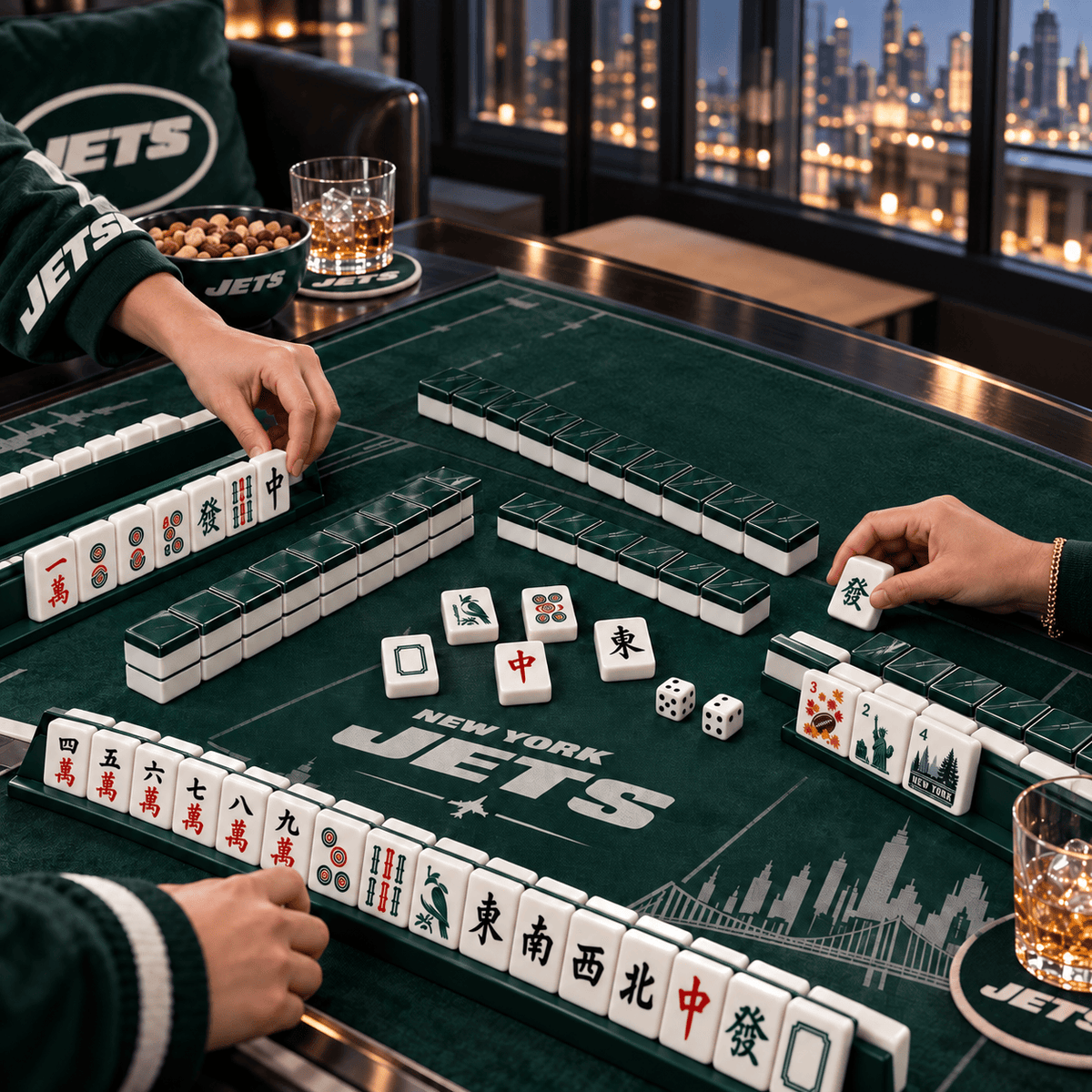 Premium NYJ Mahjong Tiles Set TNSM