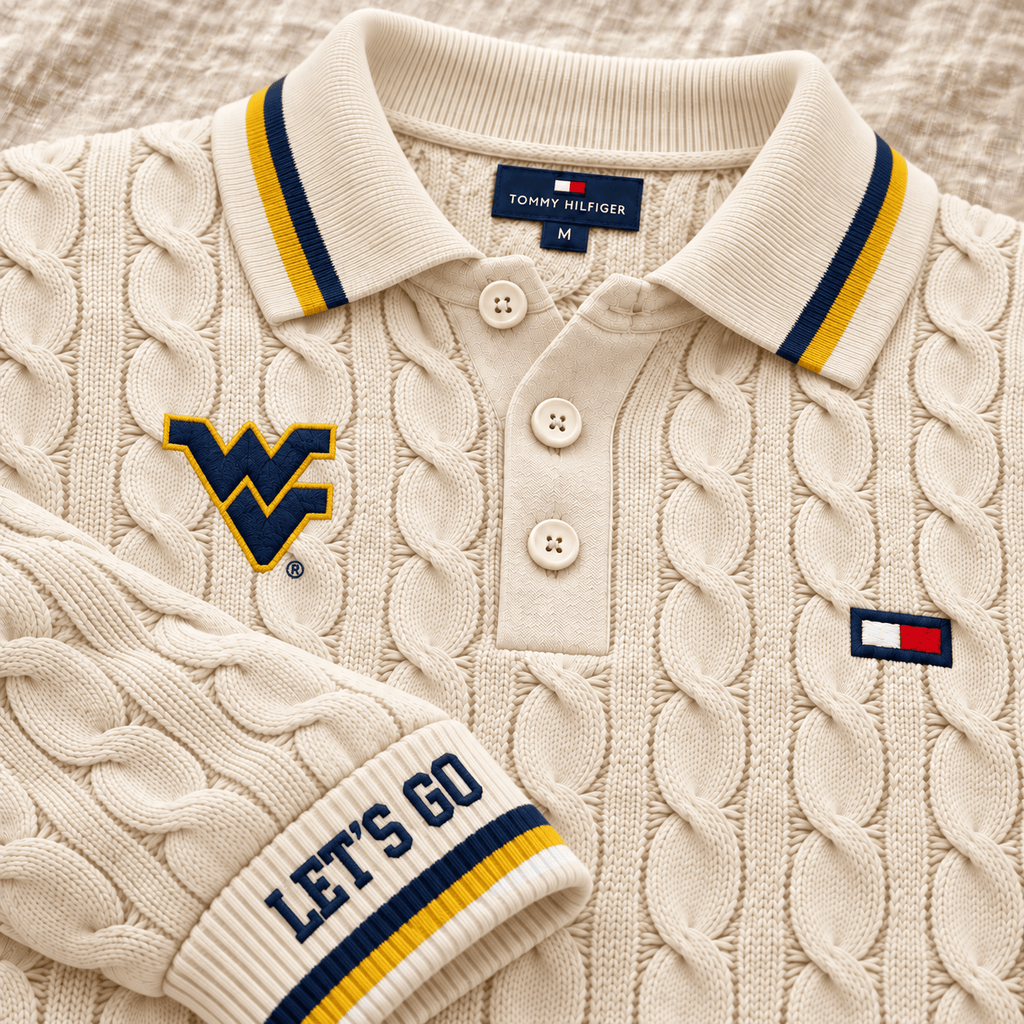 WVM Premium Cable-Knit Polo TTTT