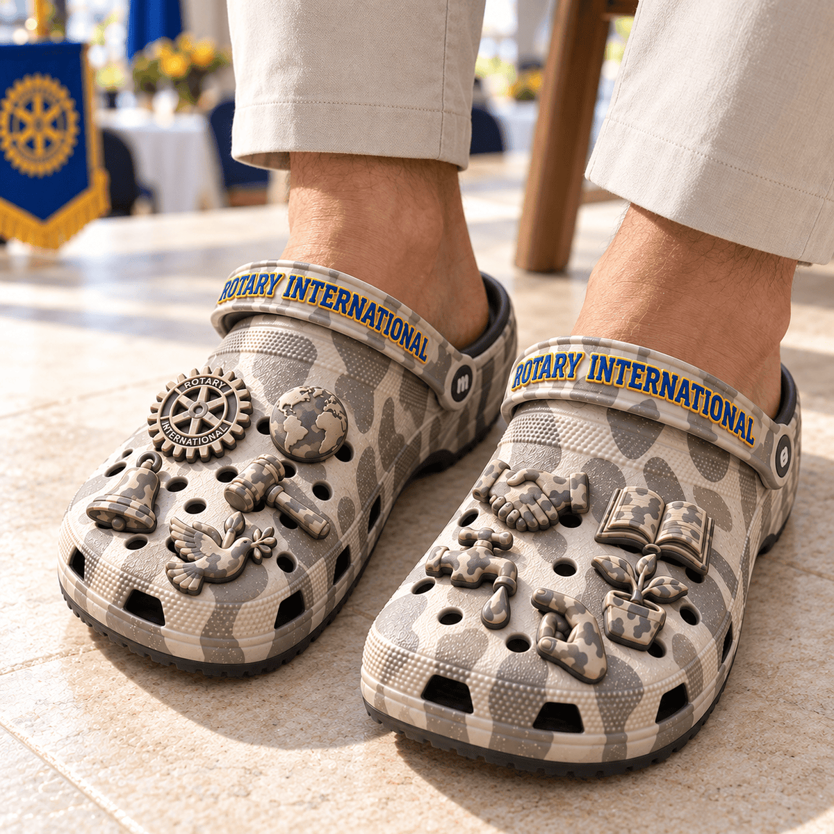 ROTI Premium Deer Camo Charm Clog PTKL