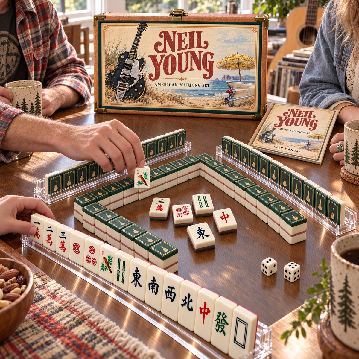 Premium NLY Mahjong Tiles Set TTMH