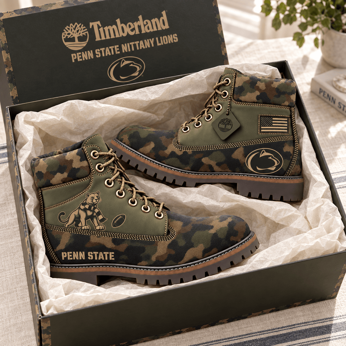 PREMIUM PSNL HERITAGE CAMO BOOTS NPL
