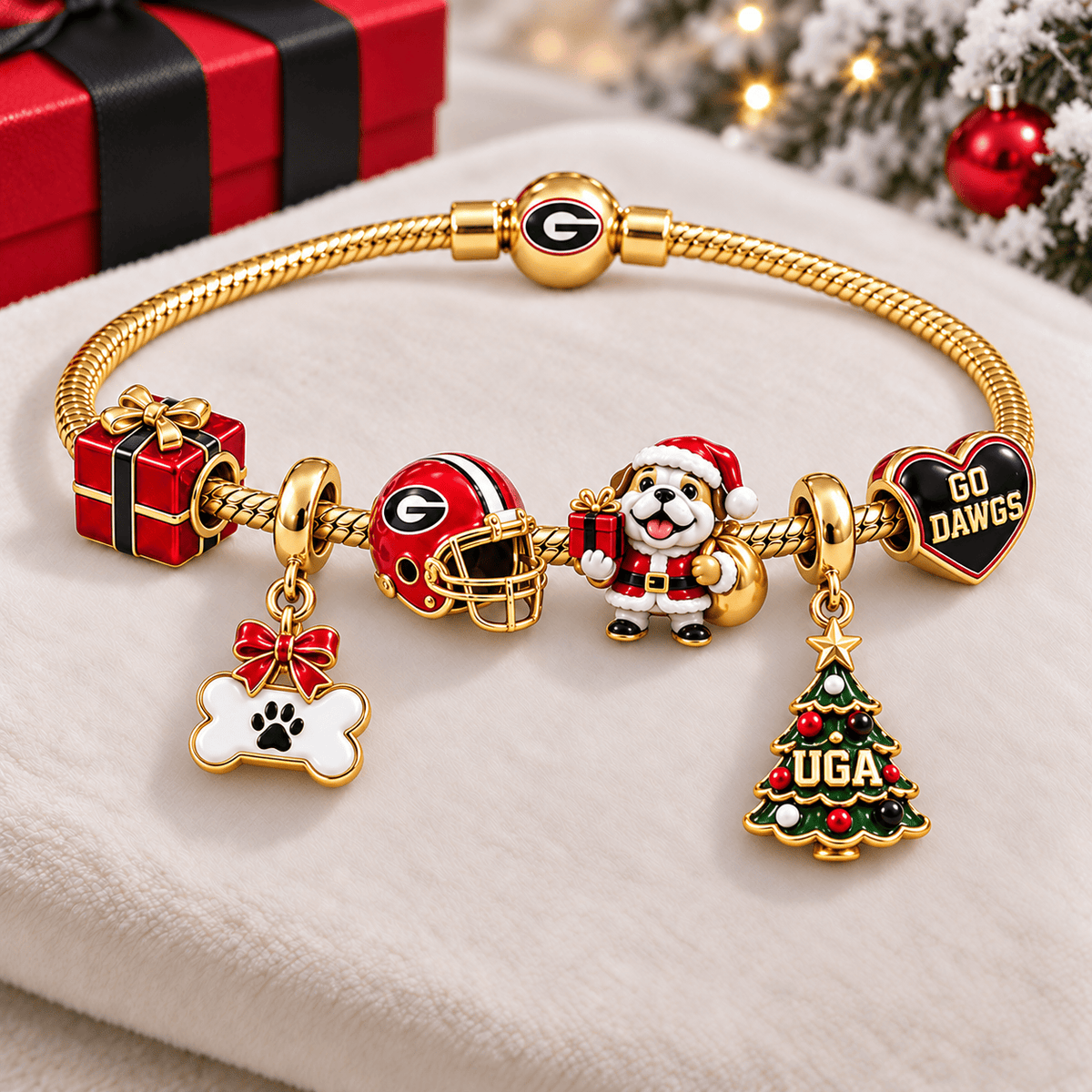 GGBD Gold Charm Bracelet Set TTTT