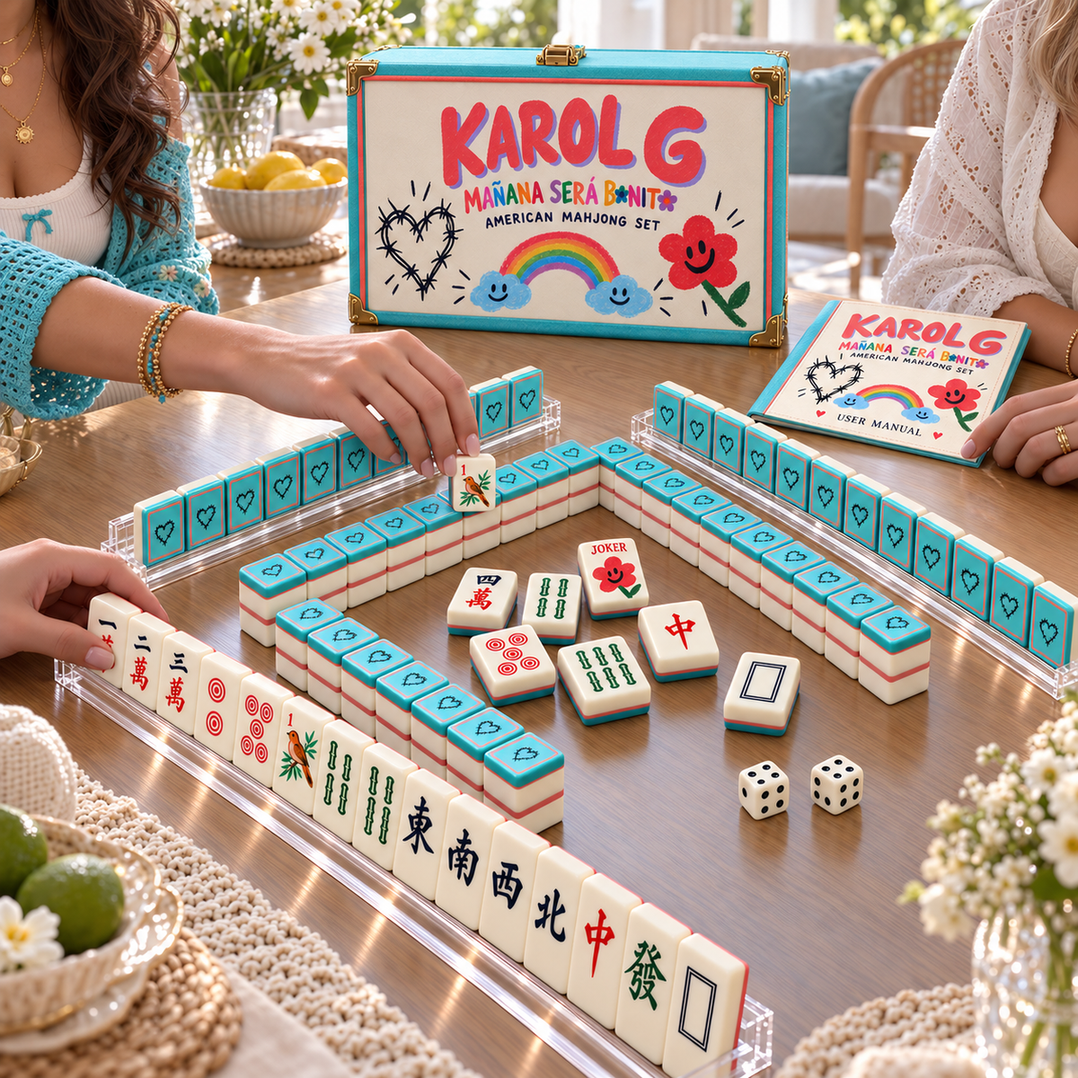 Premium KRG Mahjong Tiles Set TTMH