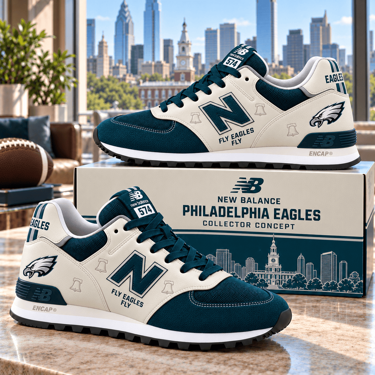 PREMIUM PLDE NB 574 SNEAKER NHVH